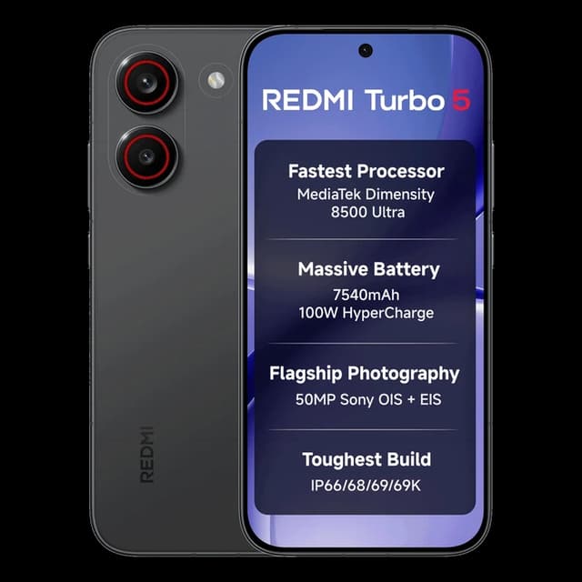 REDMI Turbo 5 · 8GB/256GB · Asphalt Black
