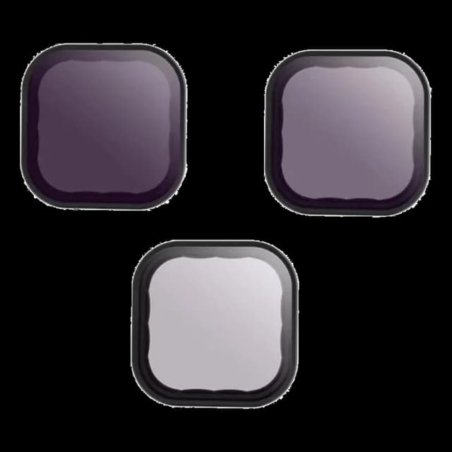 GoPro Hero 13 ND Filter Lens Kit Pack of 3 (ND8, ND16, ND32)
