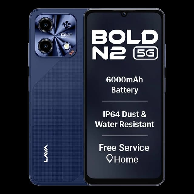 Lava Bold N2 5G · 4GB/128GB · Billionaire Blue