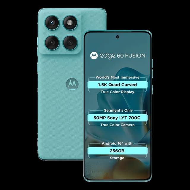 Motorola Edge 60 Fusion · 12GB/256GB · Pantone Amazonite