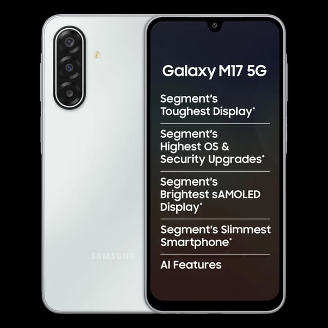 Samsung Galaxy M17 5G · 6GB/128GB · Moonlight Silver
