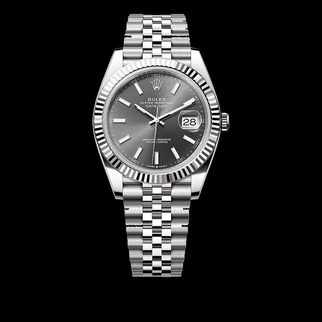 Rolex Datejust 41 Oyster, 41 mm, Oystersteel and white gold · M126334-0014