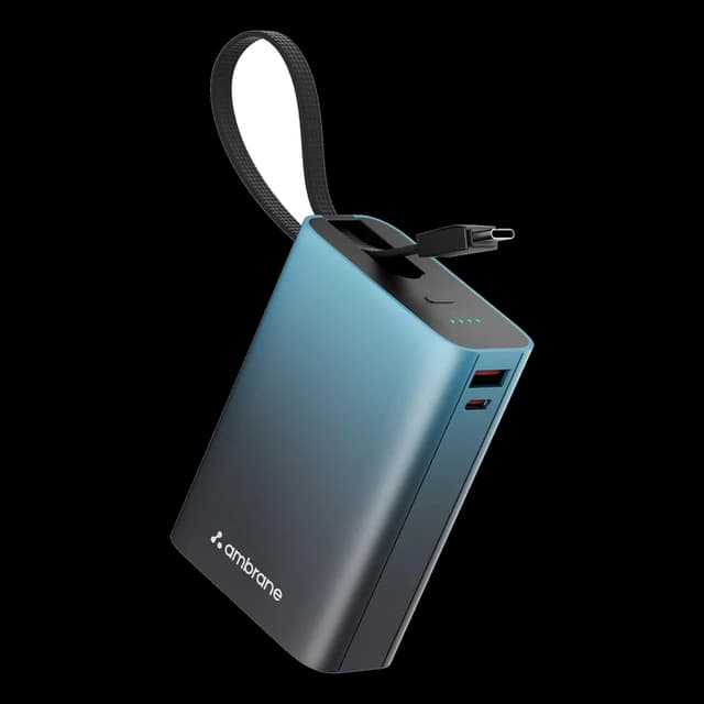 Ambrane MiniCharge 20 20000mAh 22.5W · Black-Blue