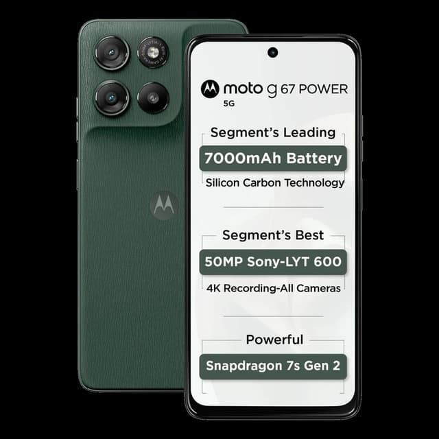Motorola G67 Power 5G · 12GB/256GB · Pantone Cilantro