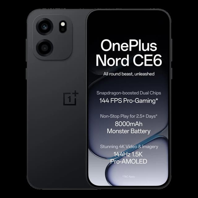 OnePlus Nord CE6 · 8GB/256GB · Pitch Black